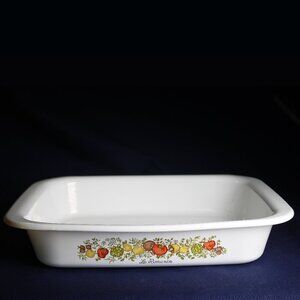 Vintage Corning® Ware Spice of Life “Le Romarin”  Casserole or Roaster  A